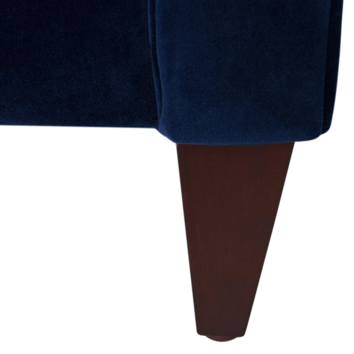 84" Navy Blue Velvet Tufted Sofa E78170