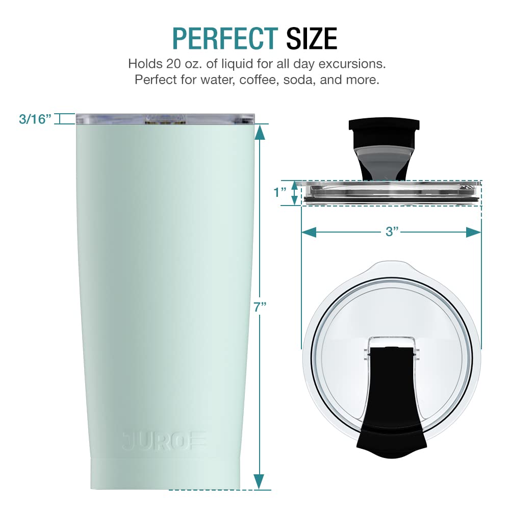 20 oz Stainless Steel Vacuum Insulated Tumbler with Lid and Straw D88982