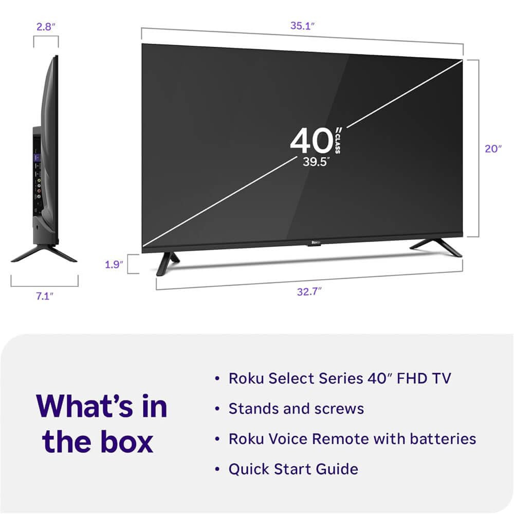 40 Inch 1080p Full HD Smart TV G91599