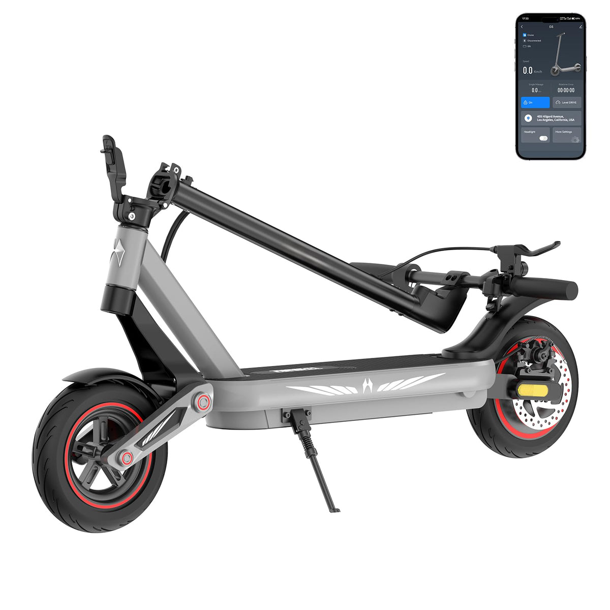 800W Electric Scooter with 10" Pneumatic Tires I392555