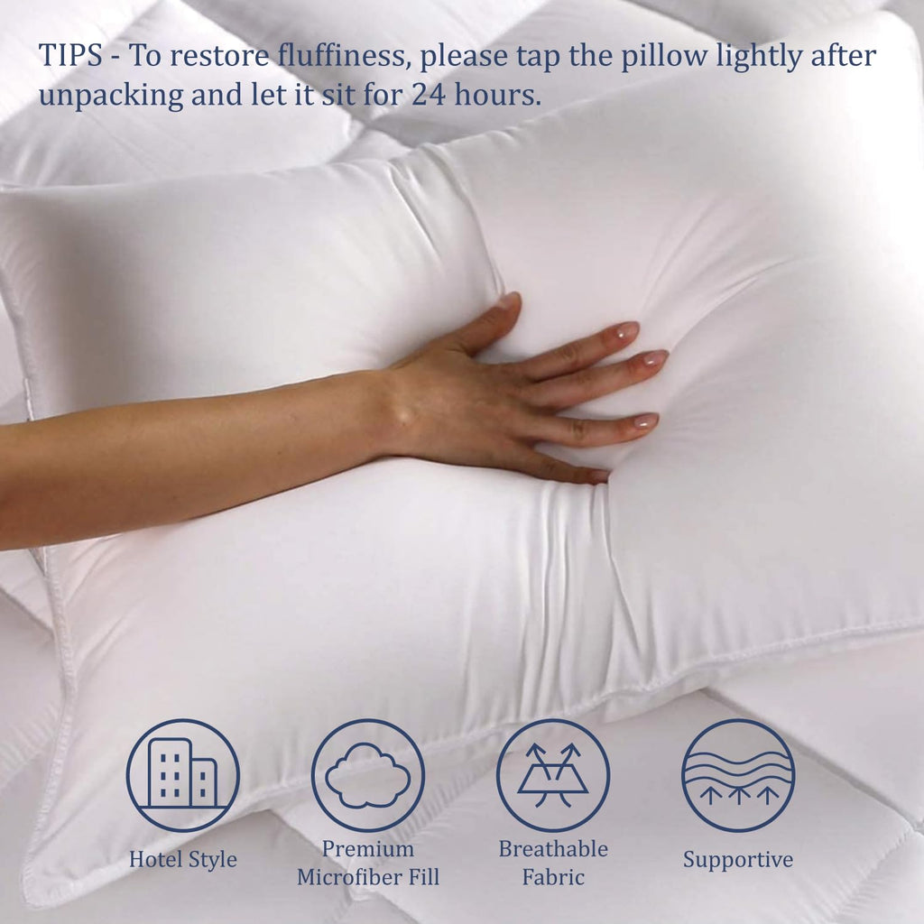 King Size Down Alternative Cooling Pillow Set of 2 I76767