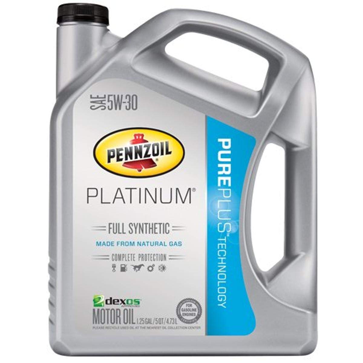 5W-30 Full Synthetic Motor Oil 5 Quart Jug, Pack of 3 B252