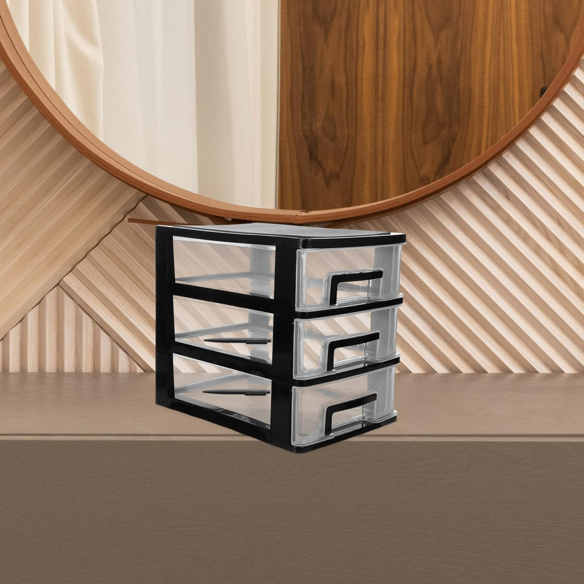 3 Drawer Plastic Desk Organizer B484363
