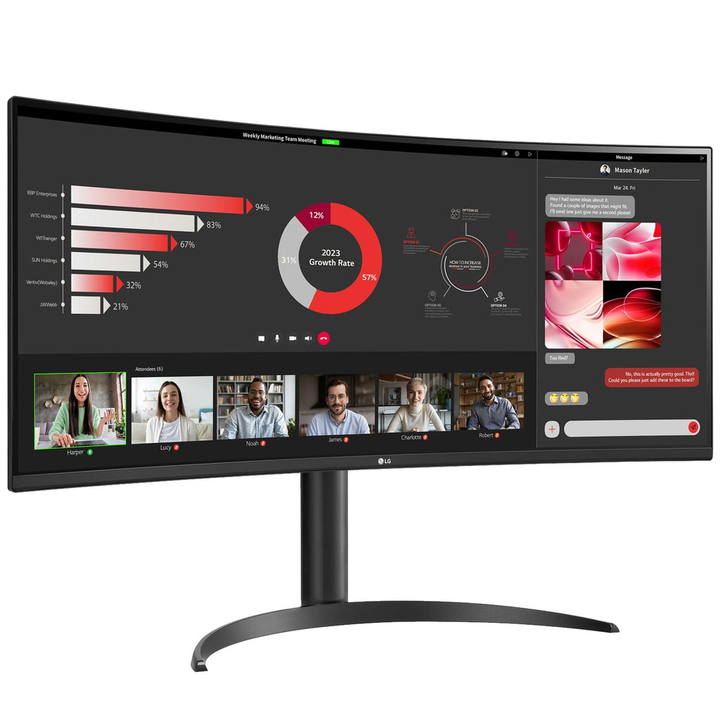 34" Curved UltraWide WQHD 100Hz Monitor Y8986
