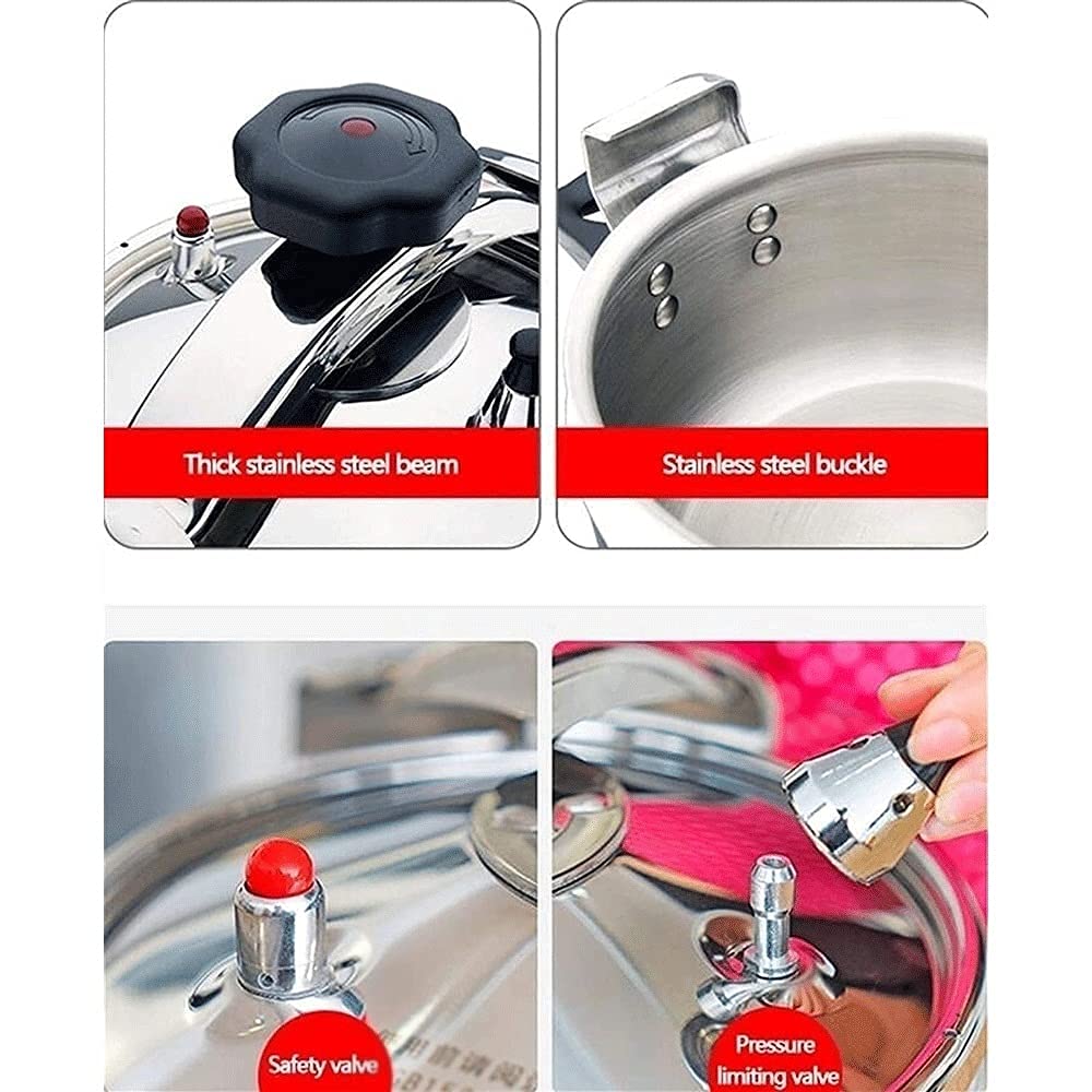 3L 304 Stainless Steel Pressure Cooker L7776