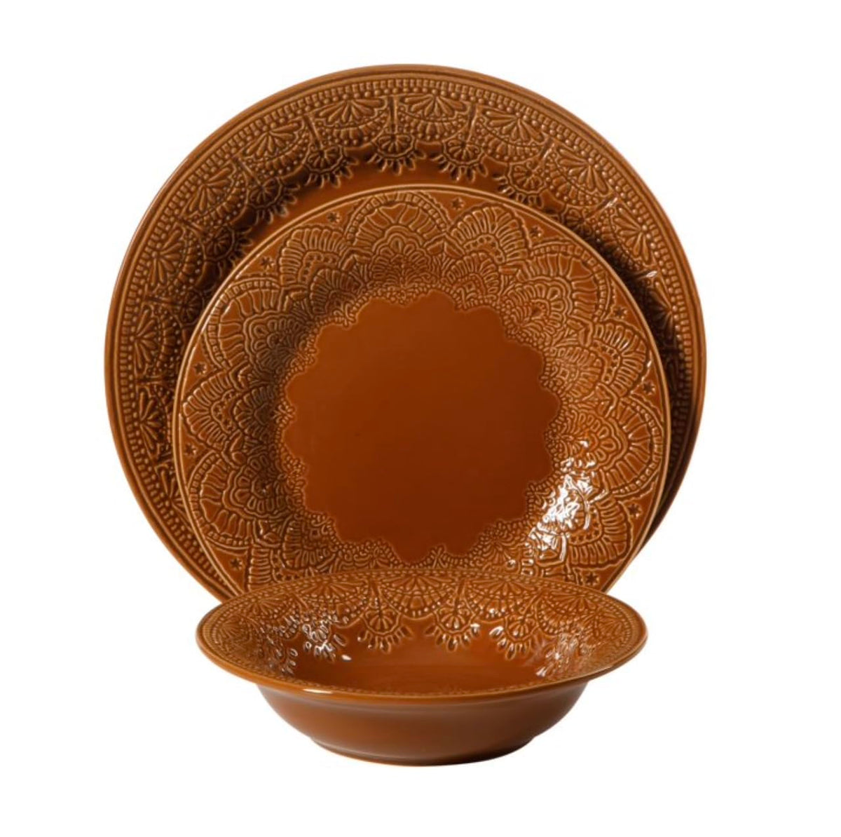 12-Piece Ceramic Dinnerware Set W6904