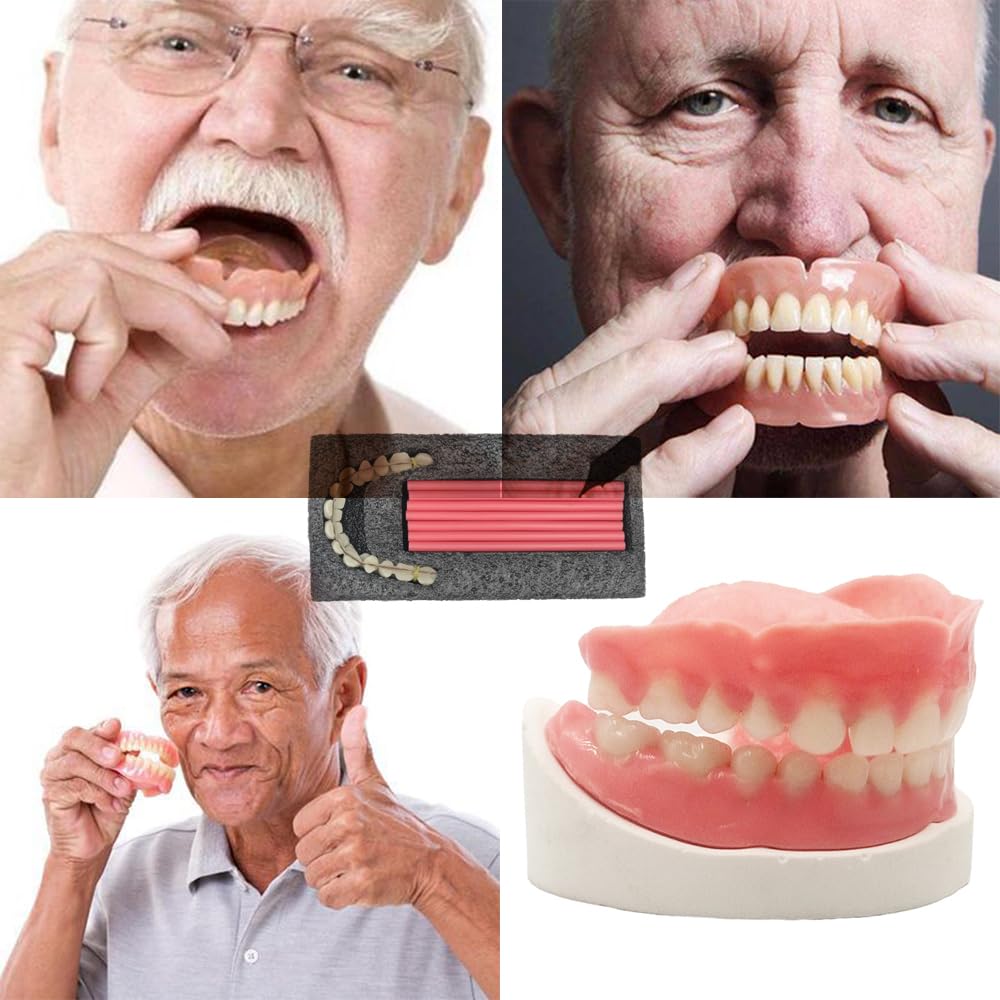 DIY Denture Making Kit with Tool Kit and Temporary Teeth C85267