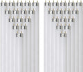 25W 2300 Lumen 3500K Neutral White T8 Fluorescent Tube Light Bulb Pack of 30 G976041