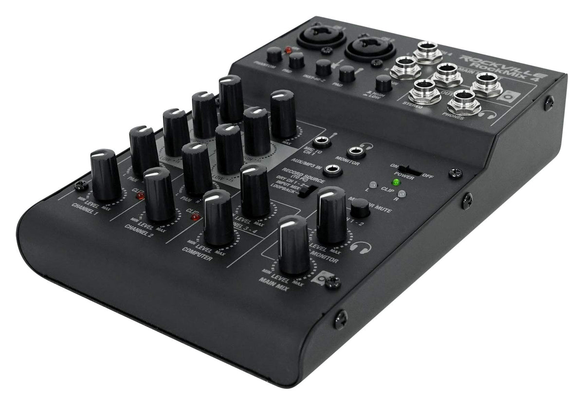 4-Channel Pro Recording Mixer with USB Interface Z8573