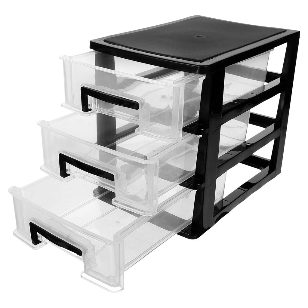 3 Drawer Plastic Desk Organizer B484363