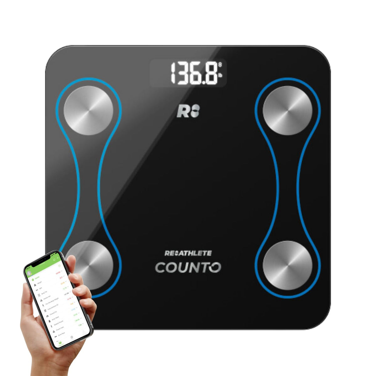 Smart Bluetooth Body Fat Measurement Scale A396275