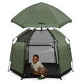 Olive Green Pop-Up Play Yard N619035