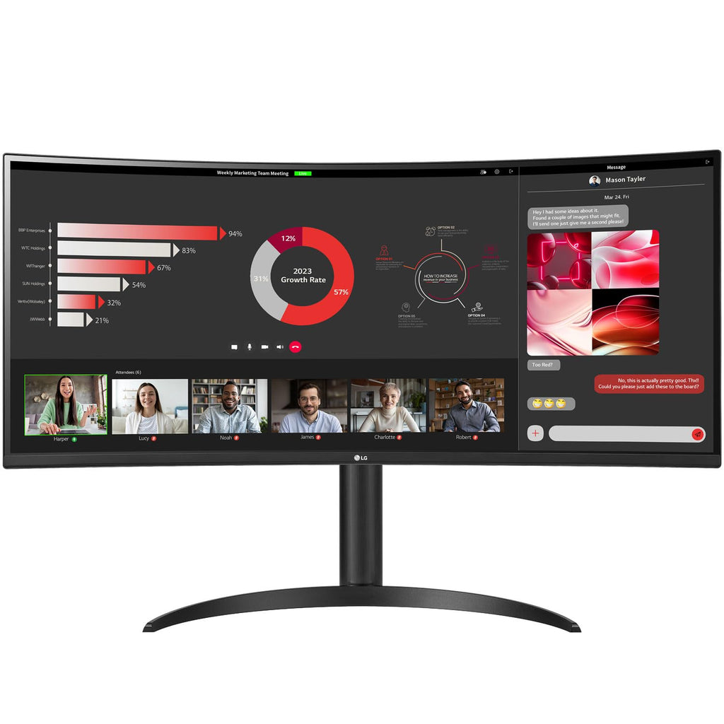 34" Curved UltraWide WQHD 100Hz Monitor Y8986