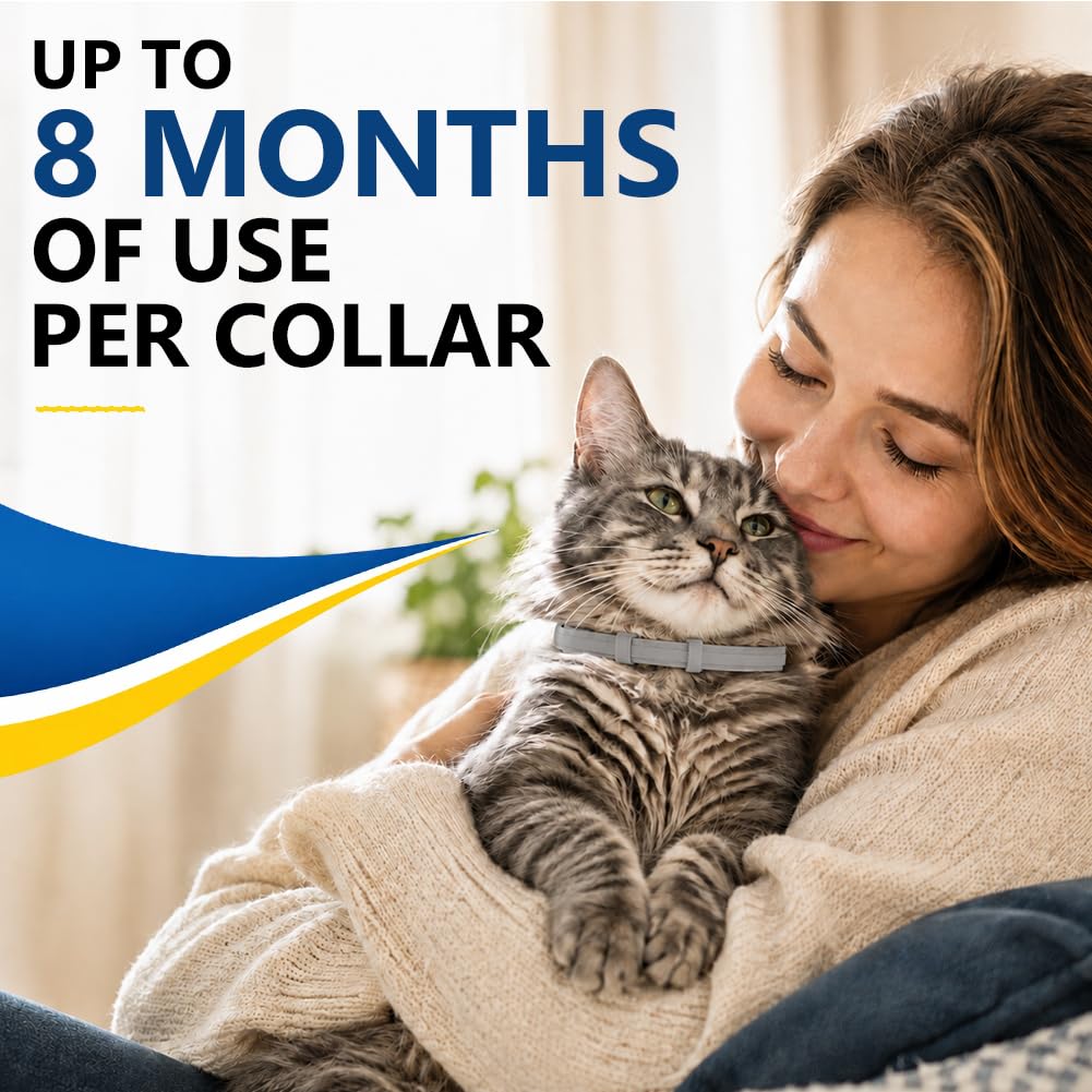 Flea & Tick Collar for Cats 4 Pack N21464