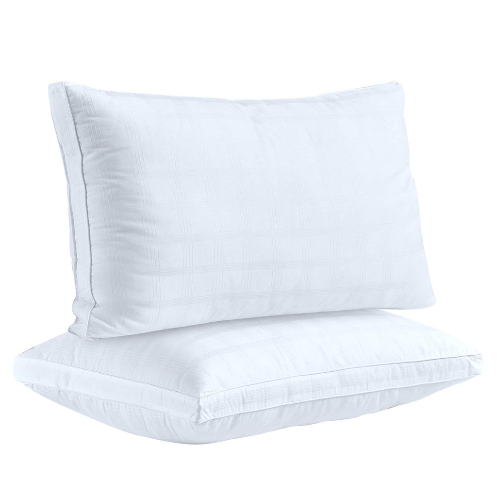 King Size Cotton Down Alternative Bed Pillows Set of 2 L803