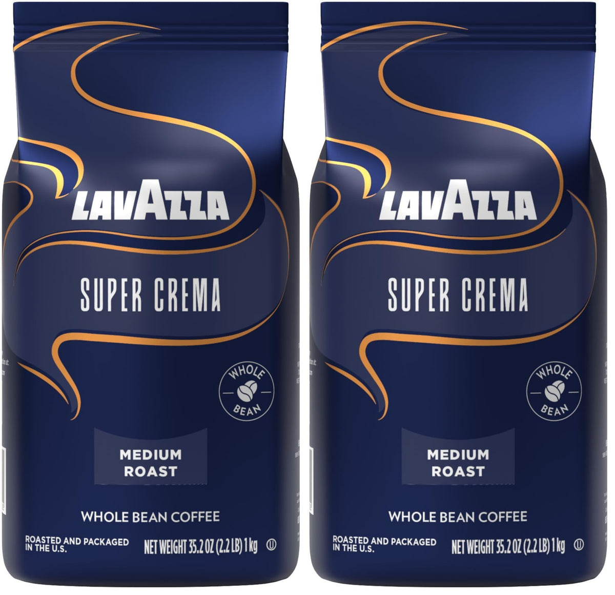 Whole Bean Coffee Medium Espresso Roast 2.2 lb Pack of 2 T1976