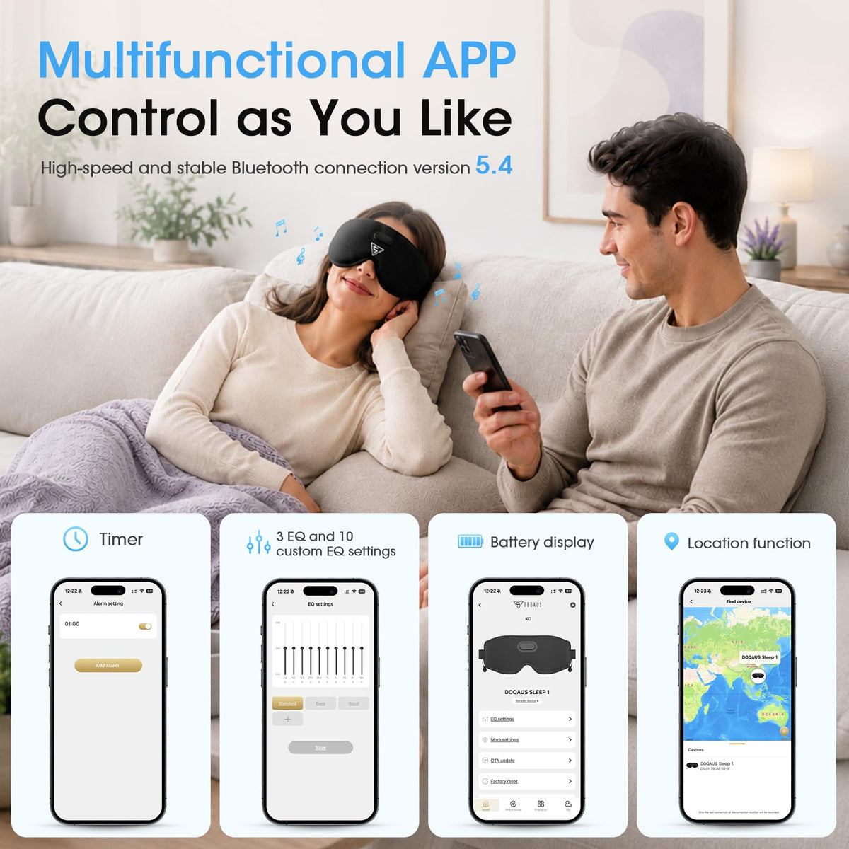 Bluetooth Sleep Mask D28656