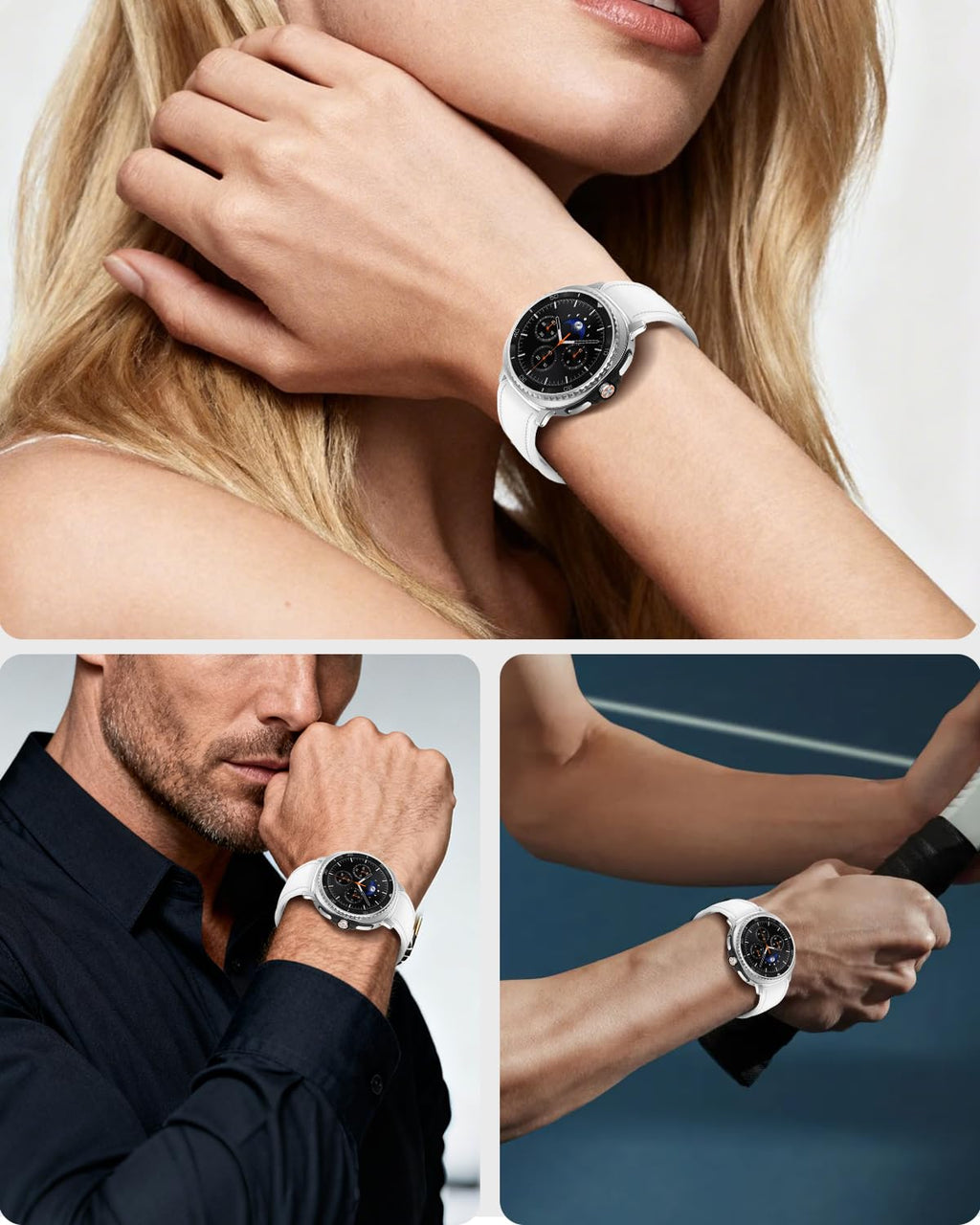 Leather Band for Galaxy Watch 9/8 40mm 44mm R798317
