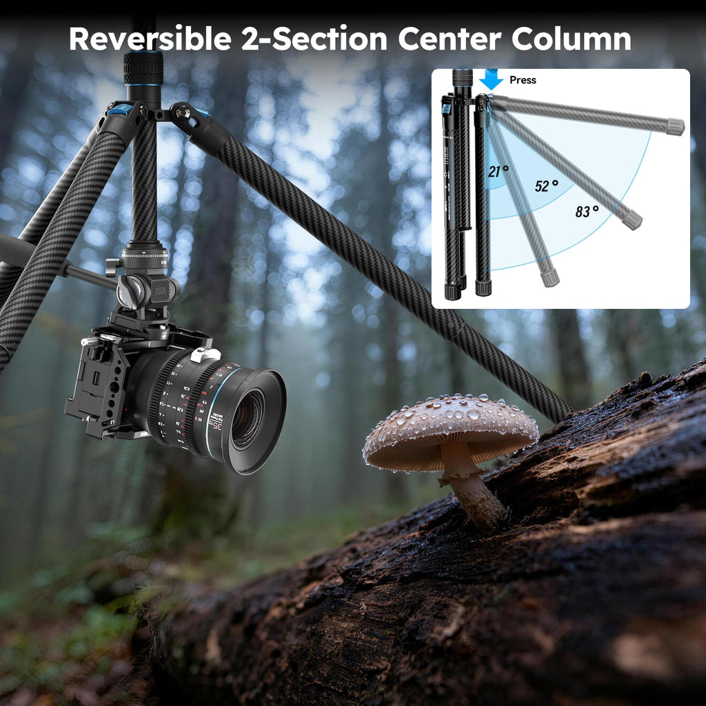 Carbon Fiber Camera Tripod with Fluid Head E94758