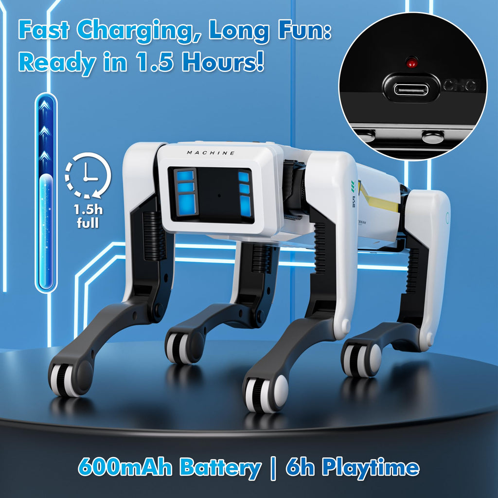 Interactive STEM Robot Dog with Voice Control Y4597