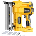Cordless 2 in 1 Electric Nail Gun Staple Gun with 18GA Nails K7027