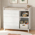 White Baby Changing Table with 4 Drawers R354315