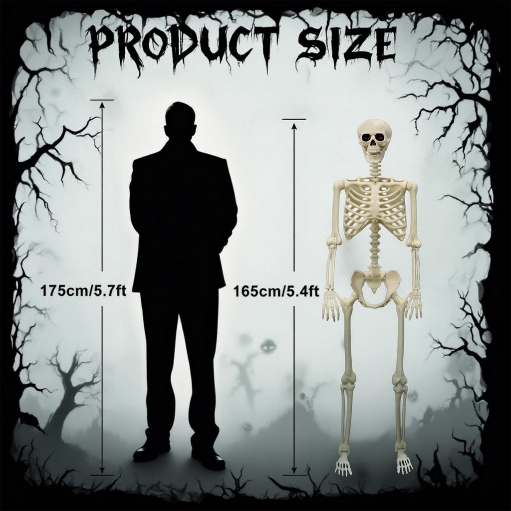 5.4FT Skeleton Halloween Decoration F364754