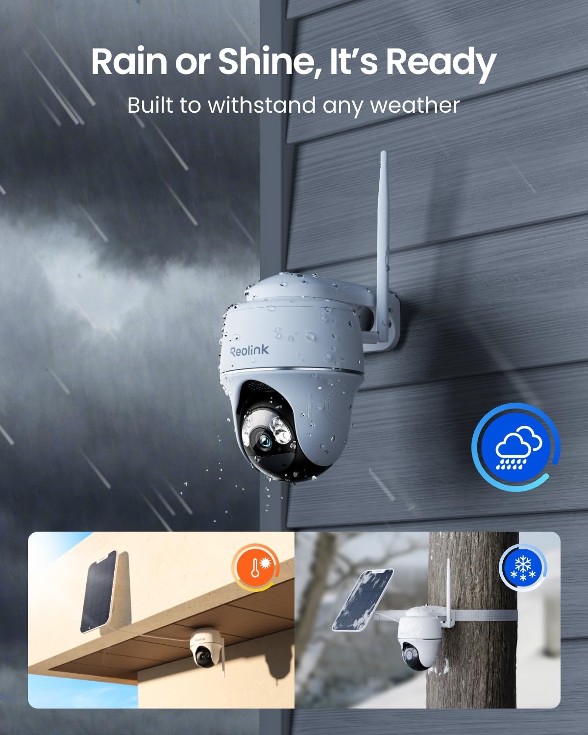 Solar Security Cameras Wireless Outdoor 360° Coverage Z57682