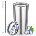 20 oz Stainless Steel Insulated Tumbler with Lids and Straws G4511