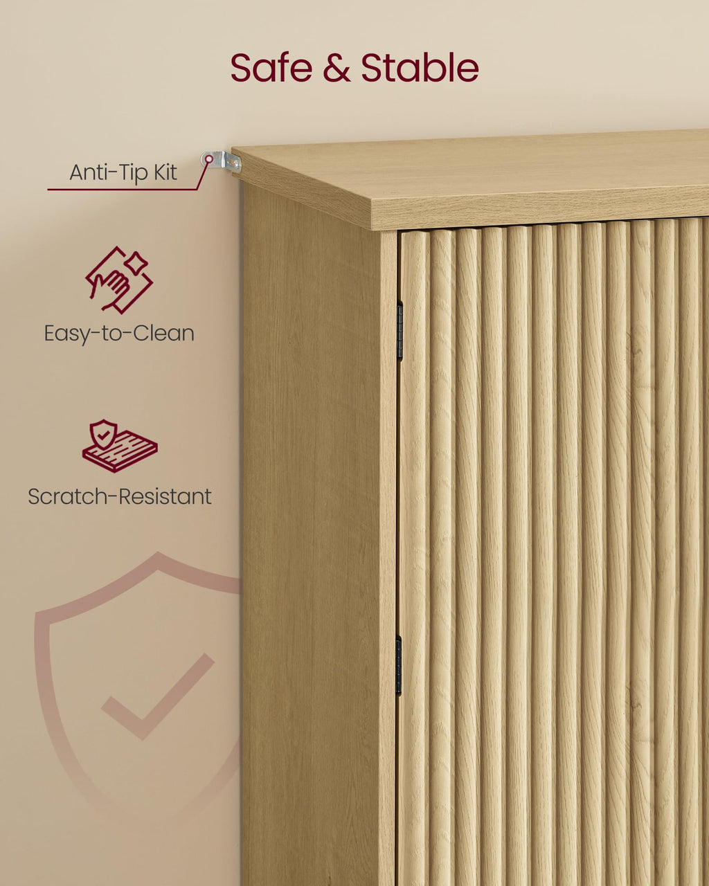 Freestanding Tall Cabinet with Drawer O8911