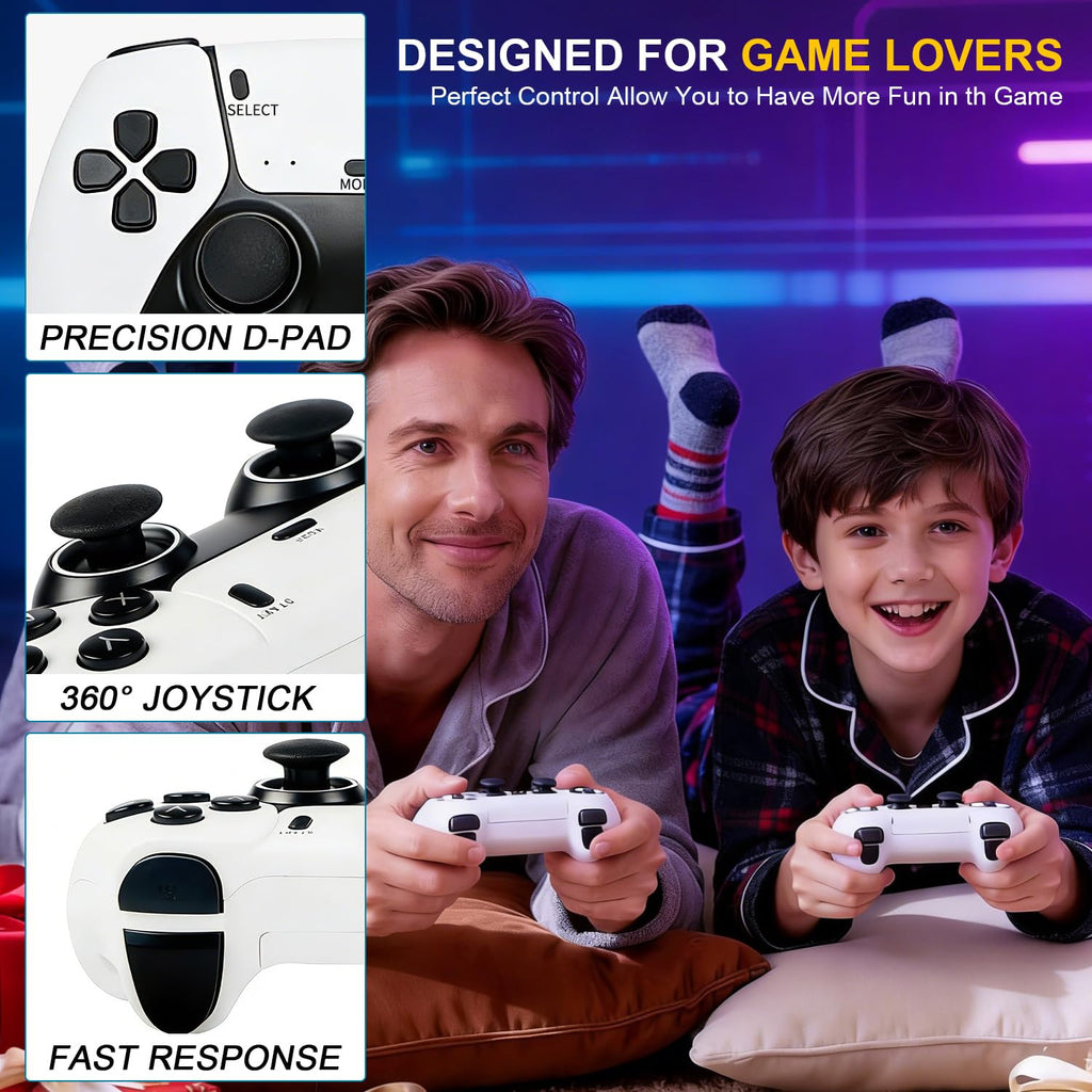 Retro Gaming Console Stick with Dual Wireless Controllers D938261