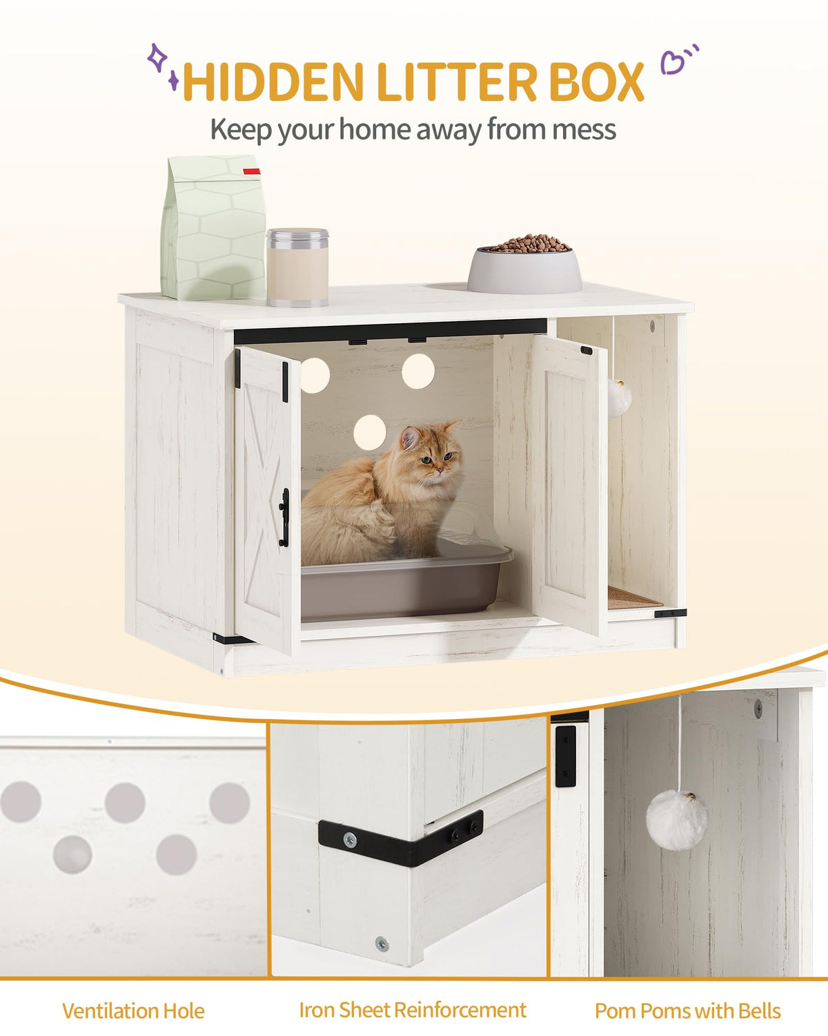 Cat Litter Box Enclosure Z904350