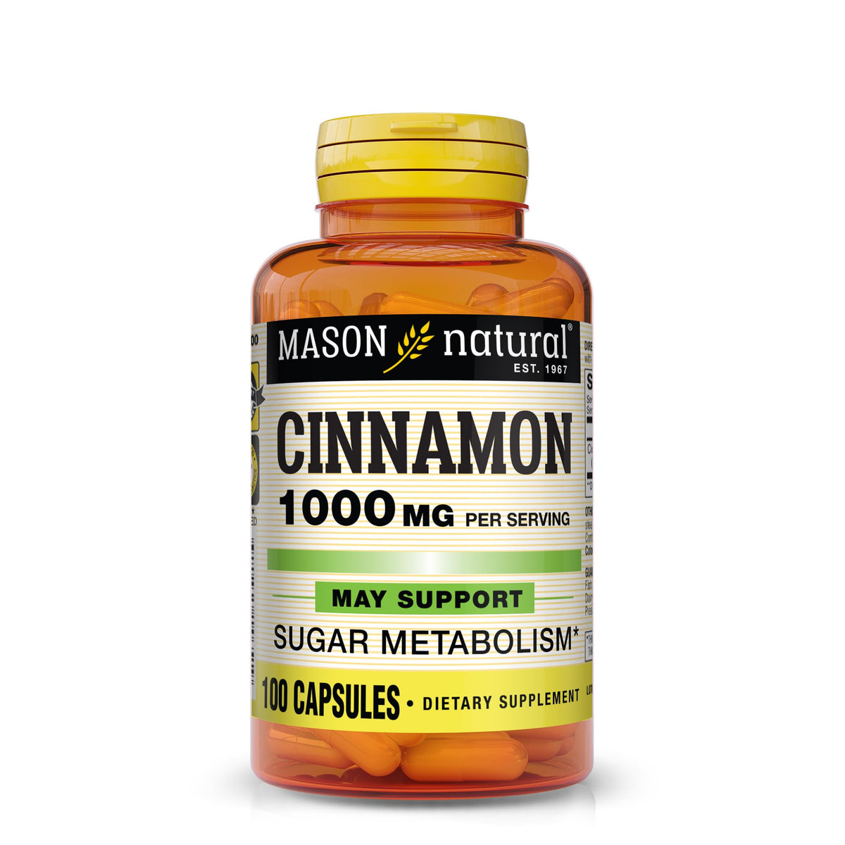 Cinnamon 1000 mg Dietary Supplement Capsules P806999