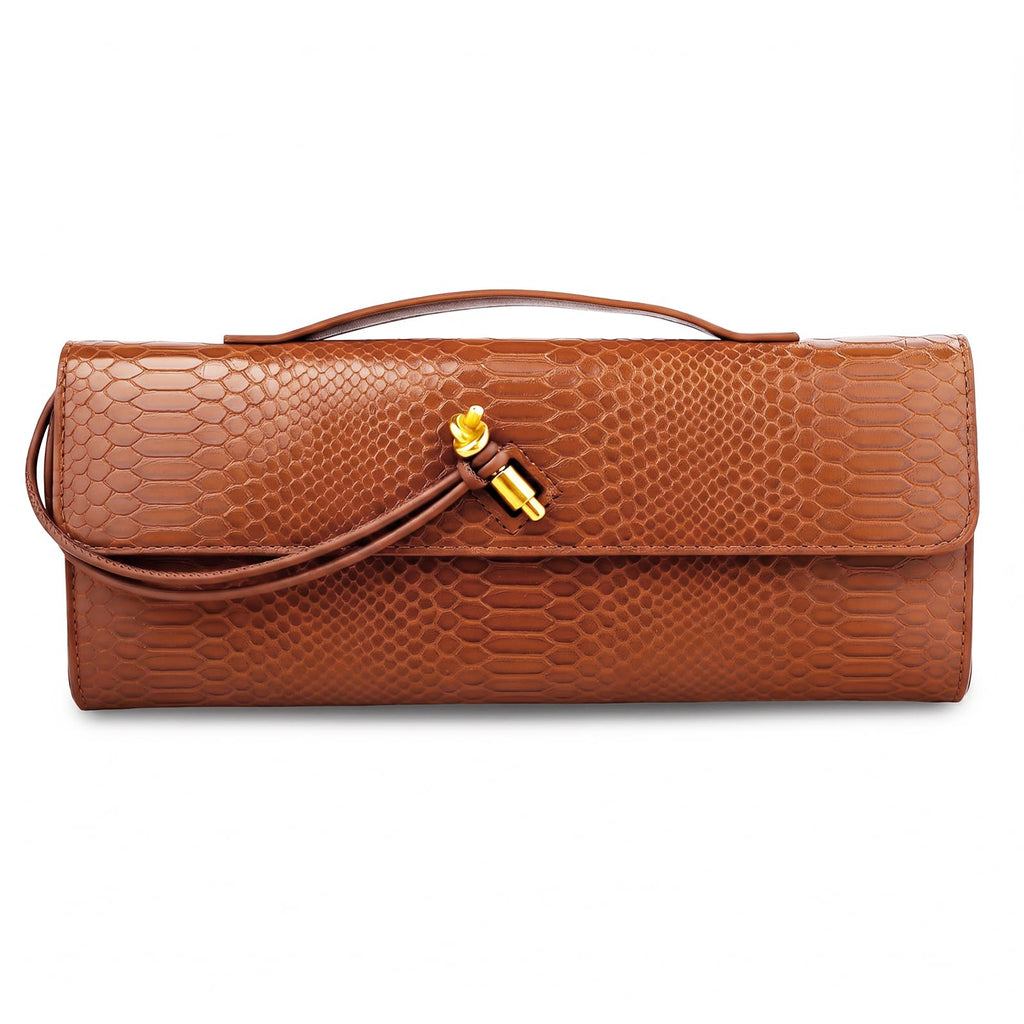 Woven Snake Print Crossbody Shoulder Bag N210808