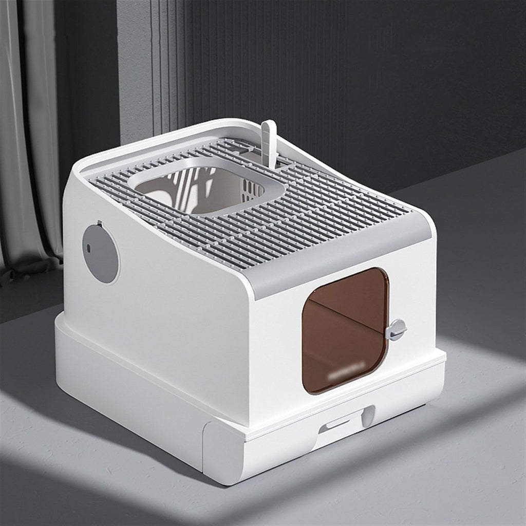 Fully Enclosed Extra Large Cat Litter Box with Lid H514