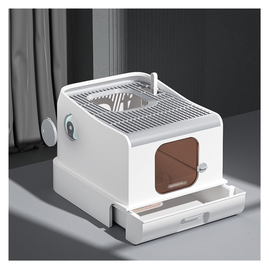 Fully Enclosed Extra Large Cat Litter Box with Lid H514