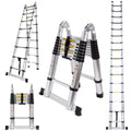 16.5FT Telescoping Ladder with Stabilizer Bar Z19609