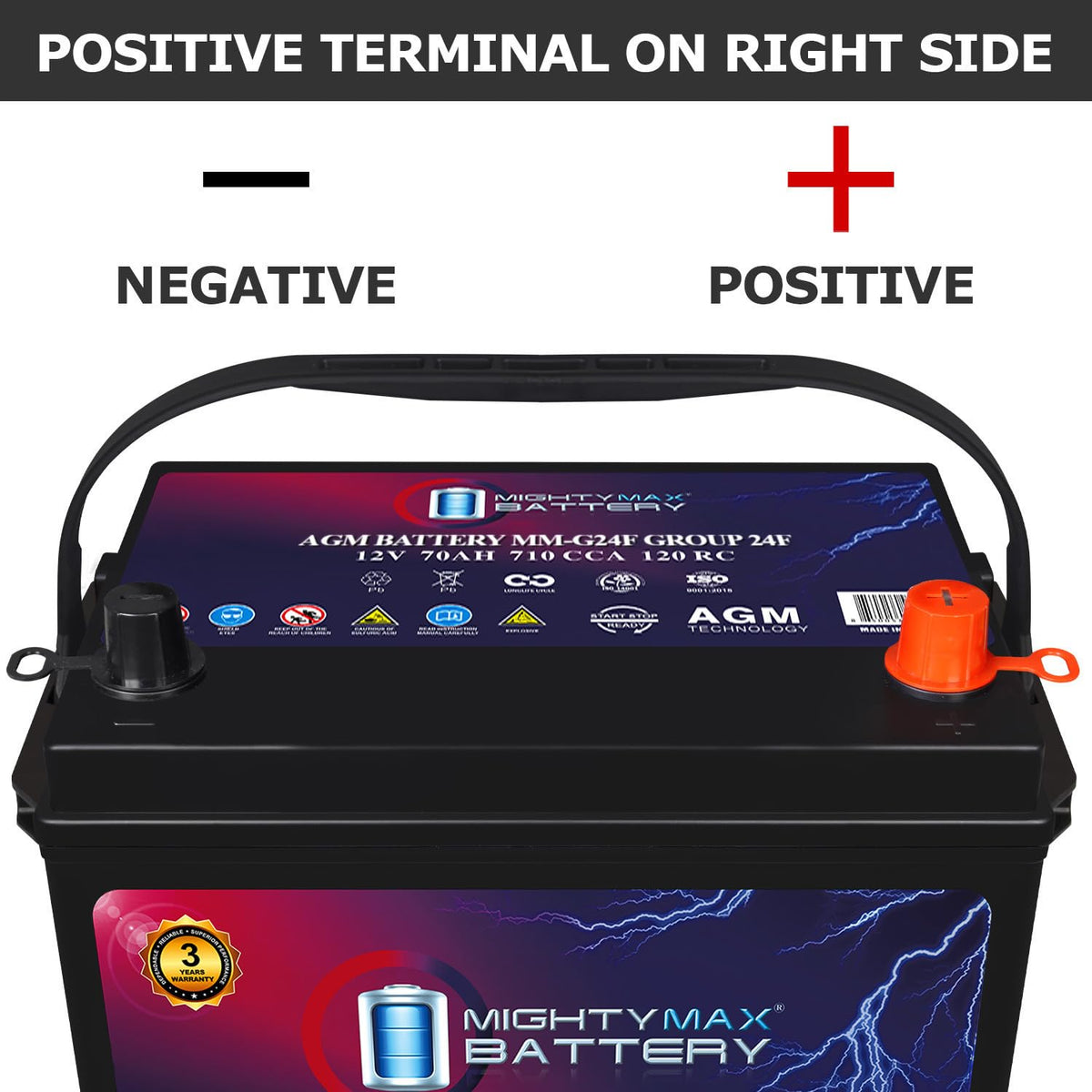 12V 70Ah AGM Battery G41694