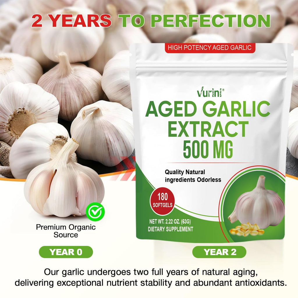 Aged Garlic Extract Capsules, 300 Softgels W226991