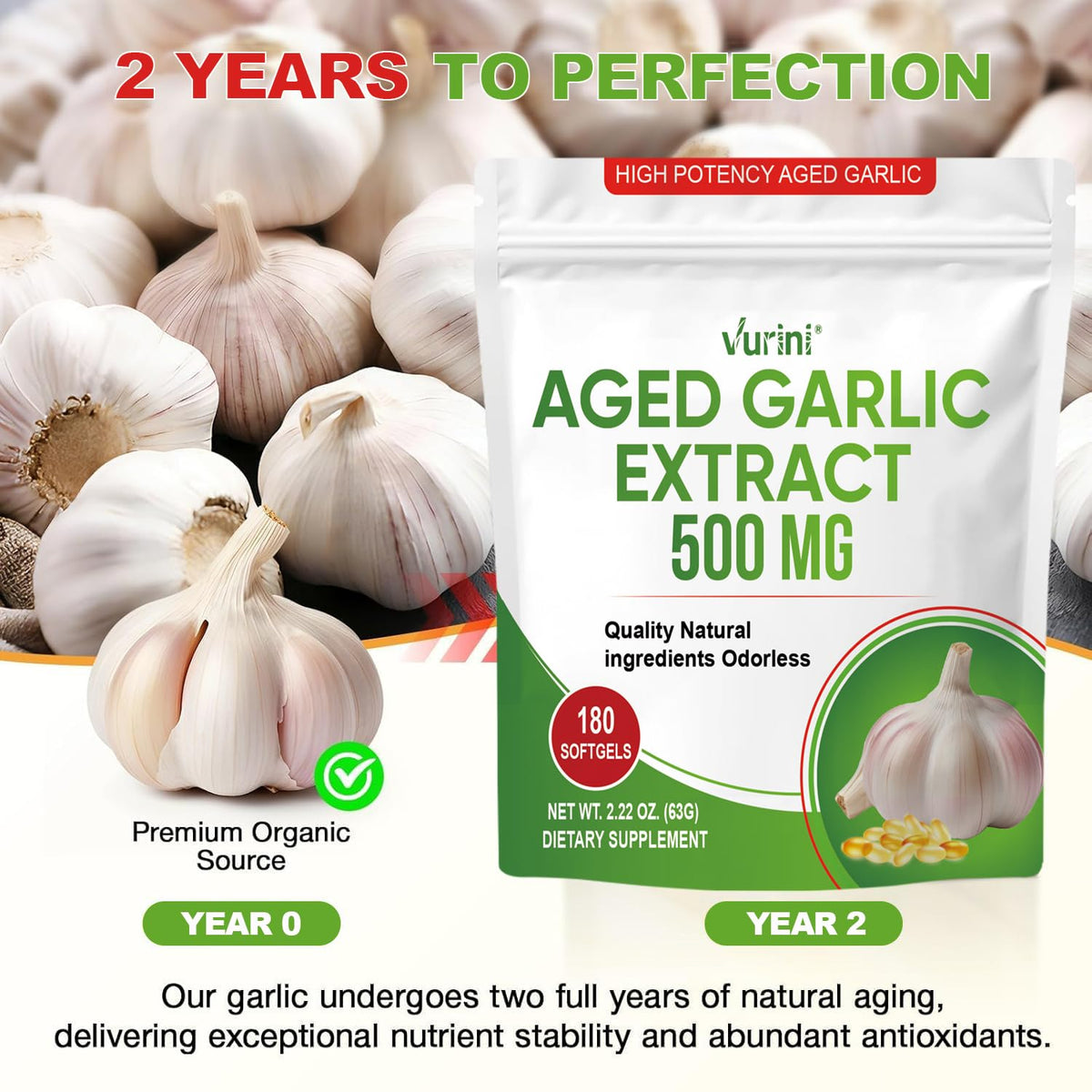 Aged Garlic Extract Capsules, 300 Softgels W226991