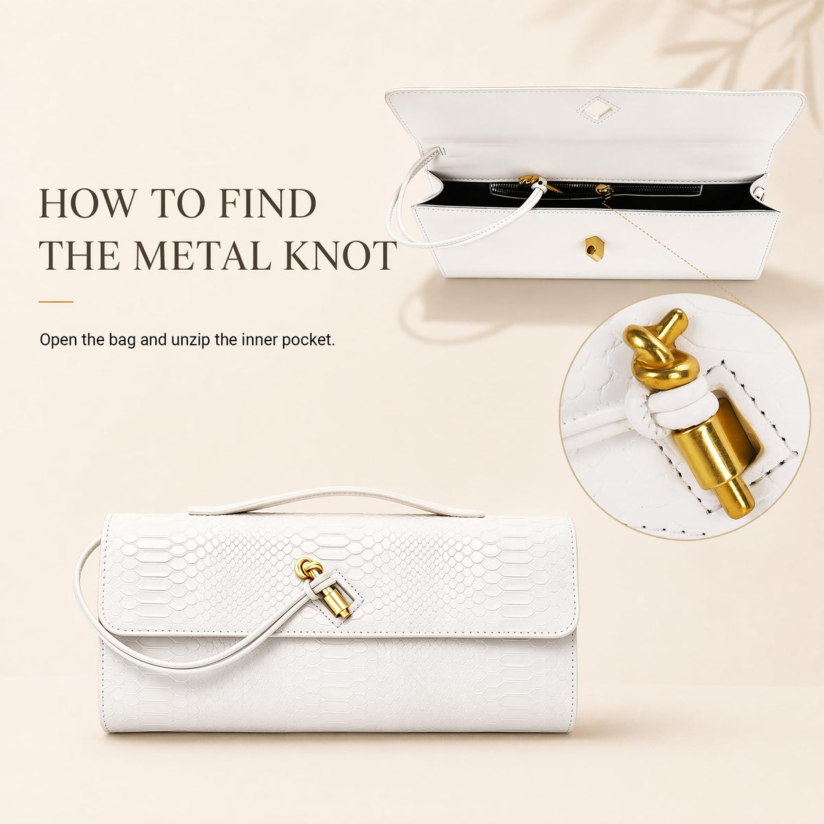Woven Snake Print Crossbody Shoulder Bag N210808