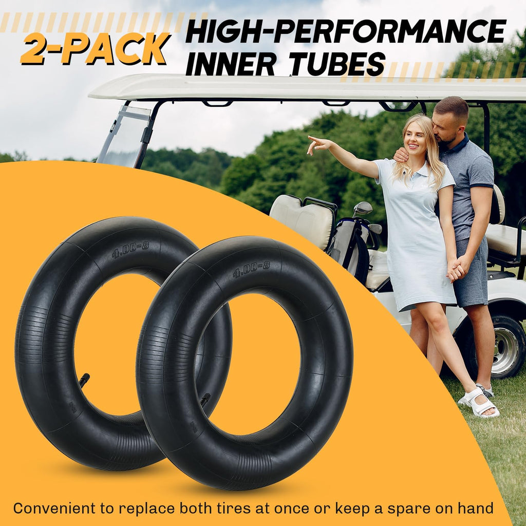 2 Pack 4.80/4.00-8 Inner Tube with TR-13 Straight Valve Stem Z248019