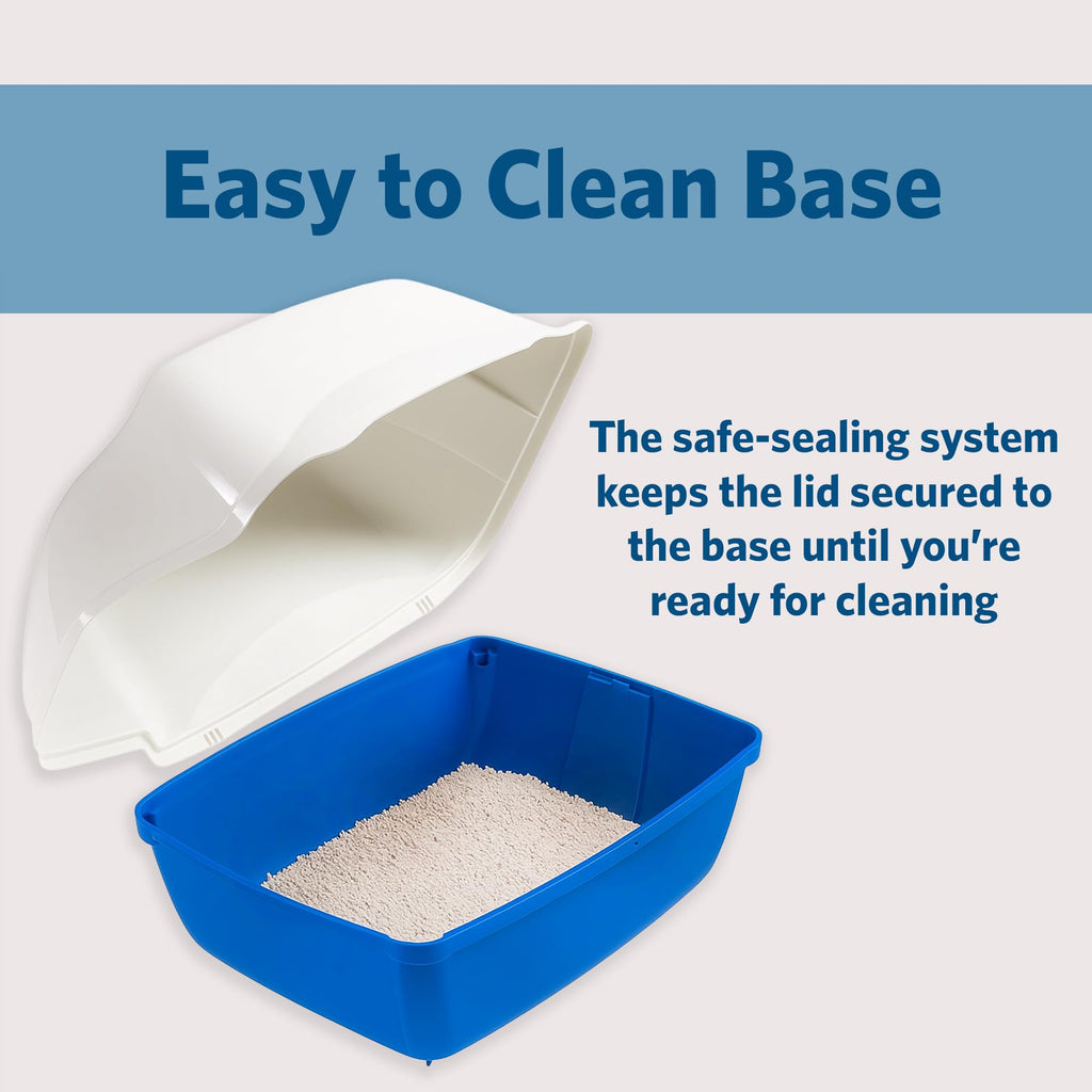 Waterproof Cat Litter Box with Tunnel Entry J461900