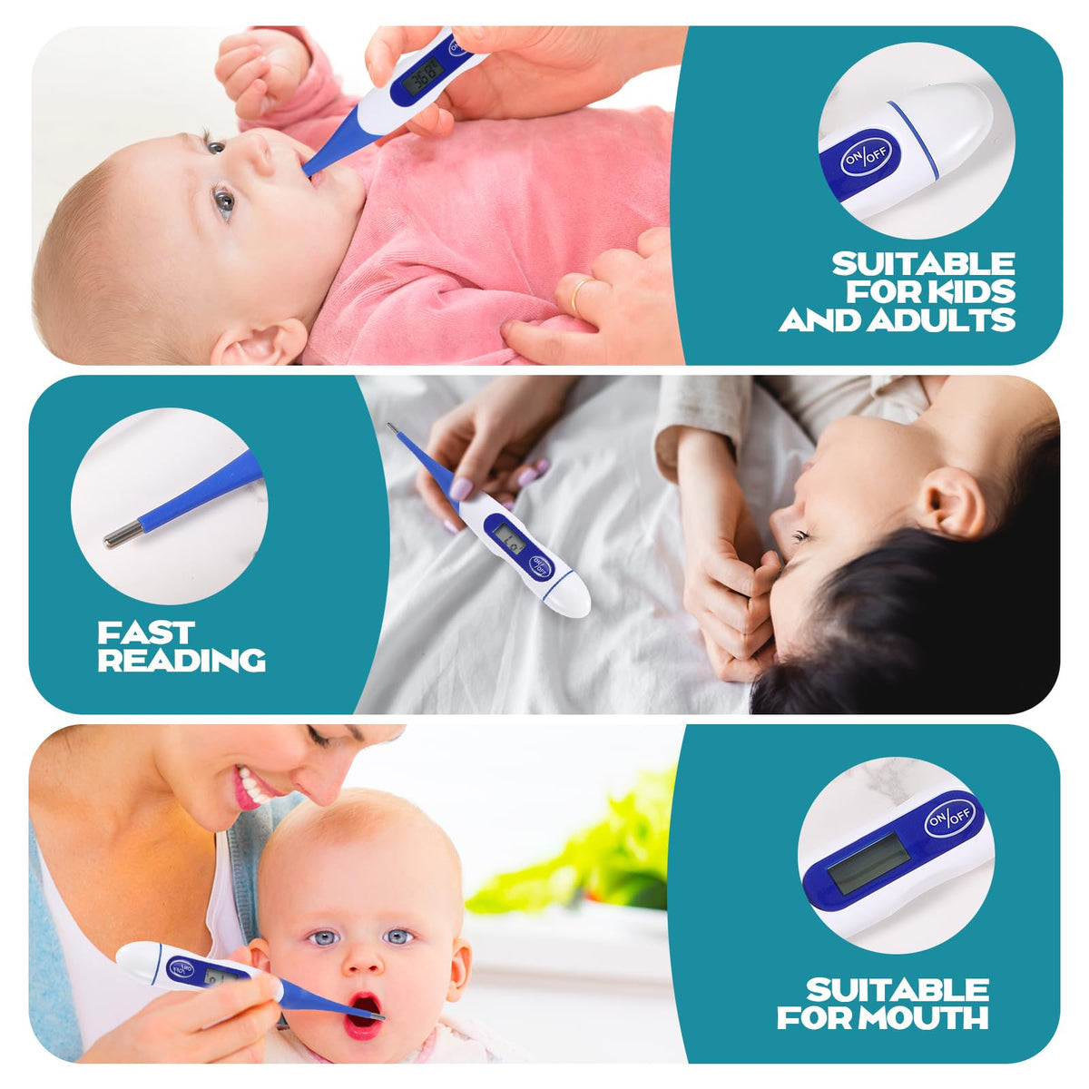 20 Pcs Digital Thermometers Z8860