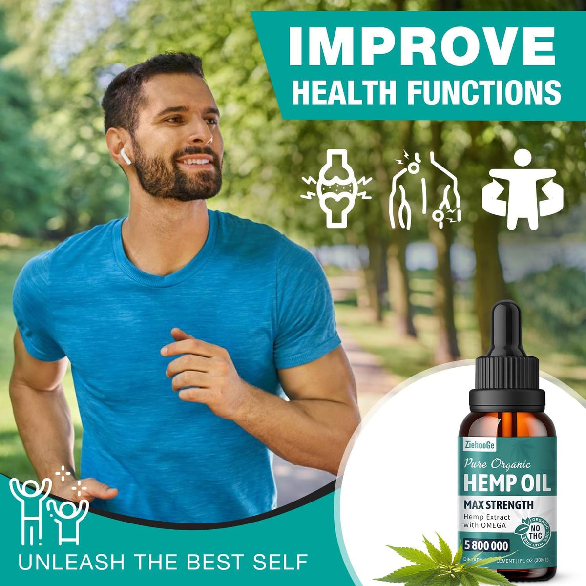 Hemp Oil Drops 3 Pack W800887