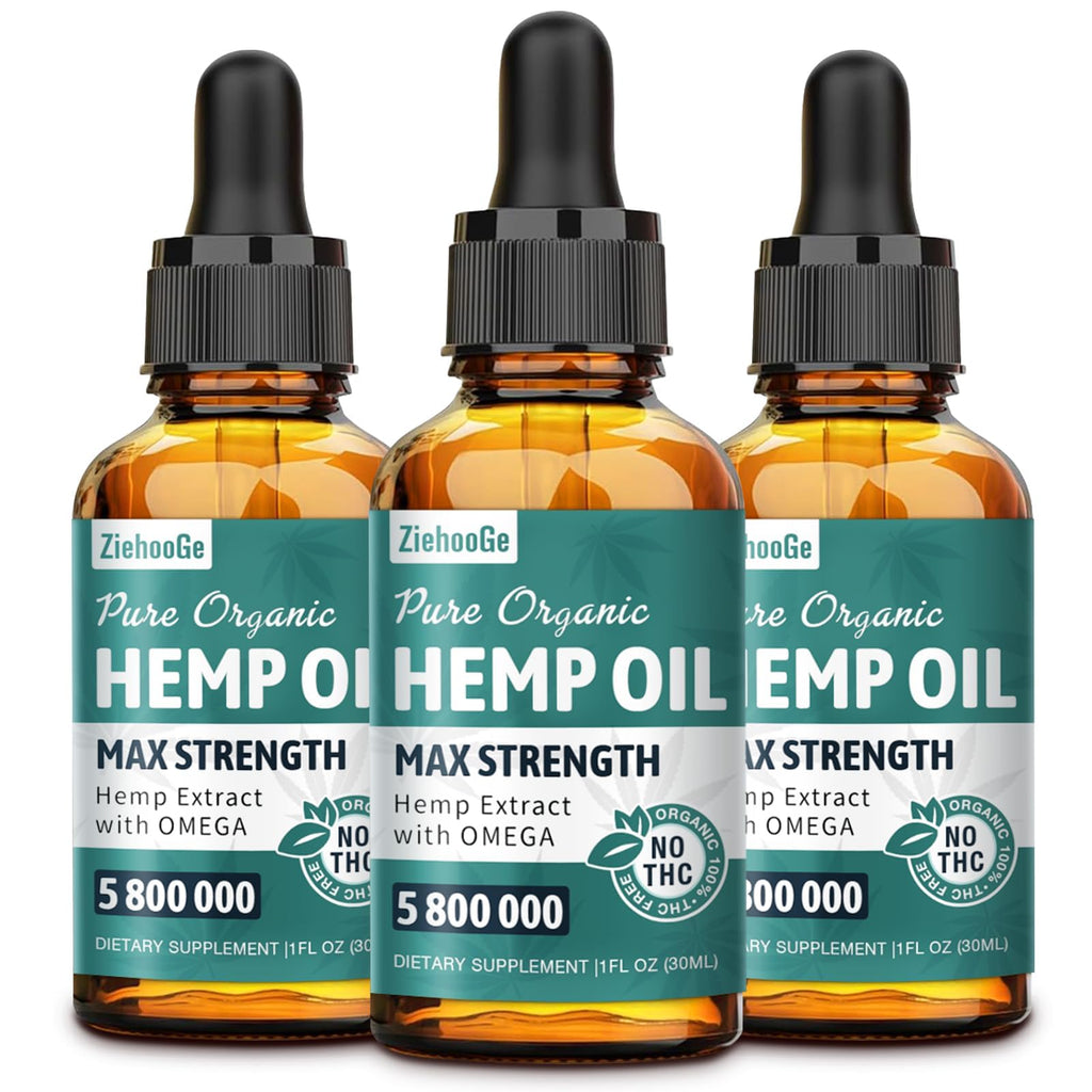 Hemp Oil Drops 3 Pack W800887