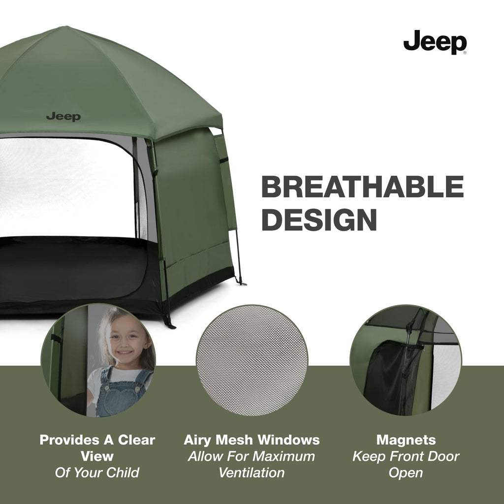Olive Green Pop-Up Play Yard N619035