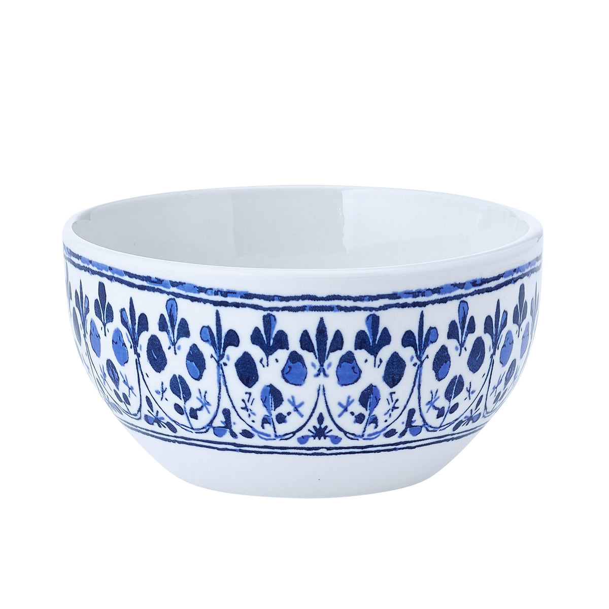 12 Piece Blue Stoneware Dinnerware Set S46507