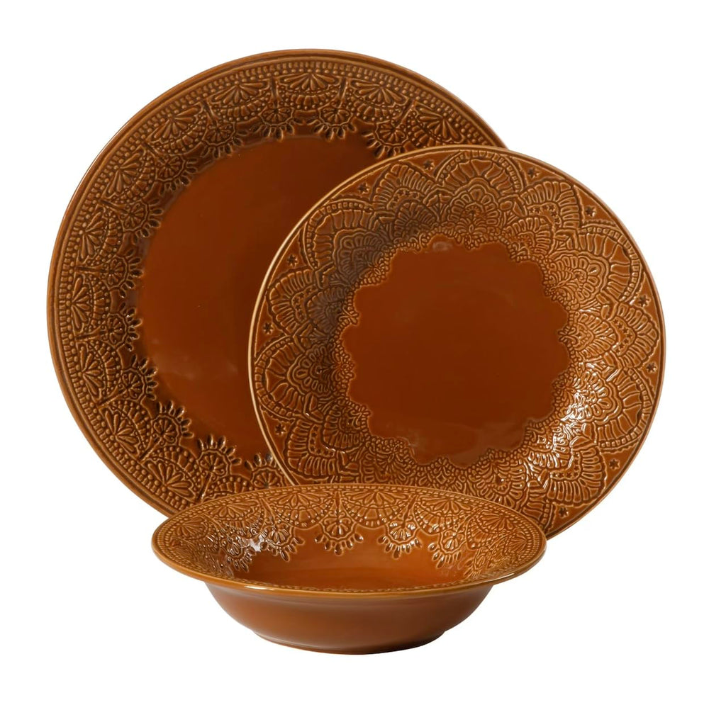 12-Piece Ceramic Dinnerware Set W6904