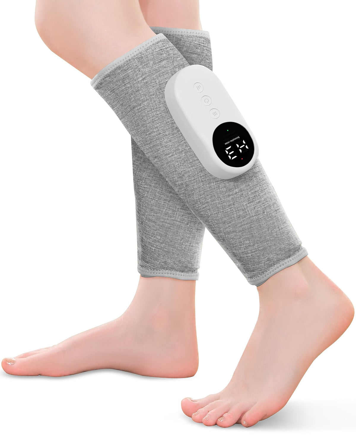 Light Gray Leg Massager with Heat and Compression Z65828
